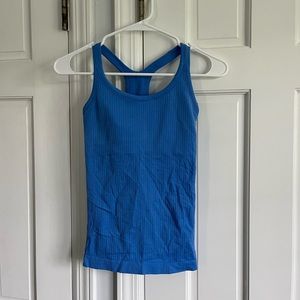 Lululemon Ebb To Street Tank, size 2, blue